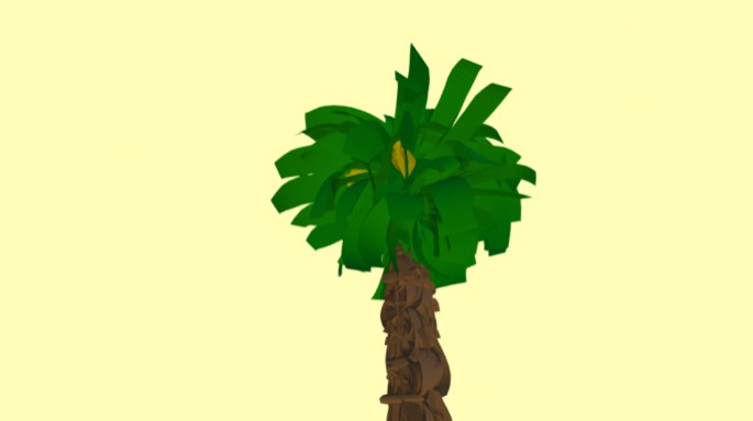 Yahoo! My first sketch on Tilt Brush! Already love this tool. It is super immersive and addictive! - PALM TREE, TILT BRUSH - 3D model by l o u i s (@louis) 3d model