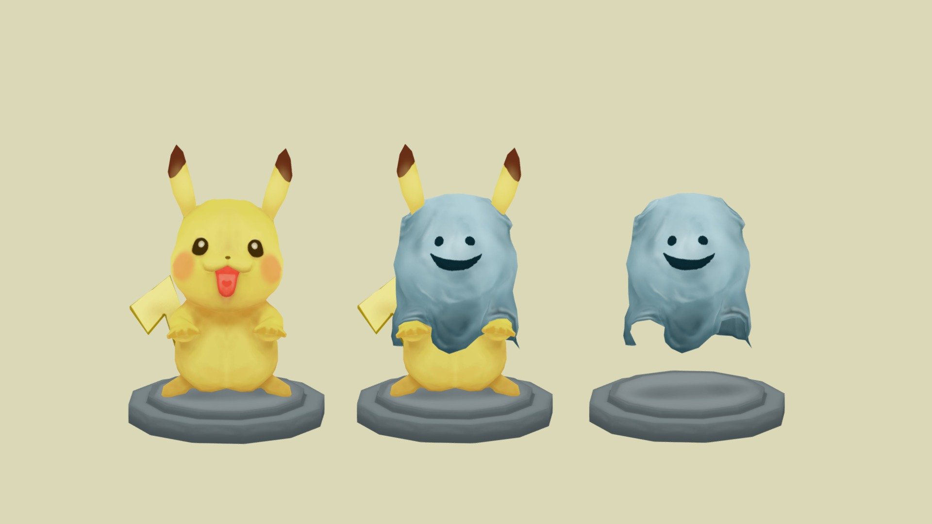 Halloween Pikachu - Download Free 3D model by miluwuuu 3d model