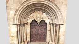 Portada norte Catedral de Lugo. cathedral, lugo, spain, galicia, arquitetura, romanic, fotogrametria, fotogrammetry, espana, romanico, architectural-heritage, church