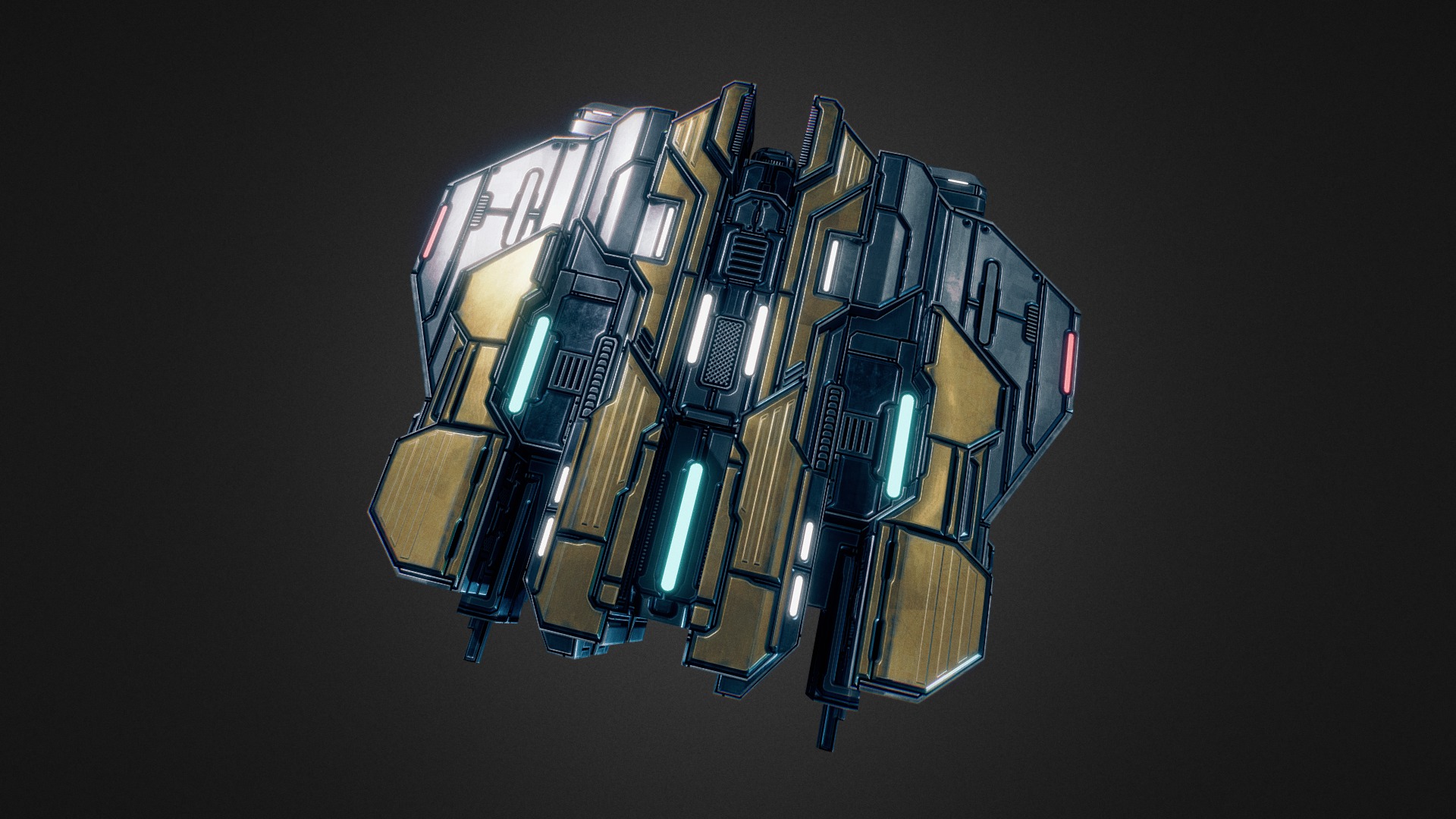 In-game model of a small spaceship belonging to the Eclipse faction.
Learn more about the game at http://starfalltactics.com/ - Starfall Tactics — Halley Eclipse frigate - 3D model by Snowforged Entertainment (@snowforged) 3d model