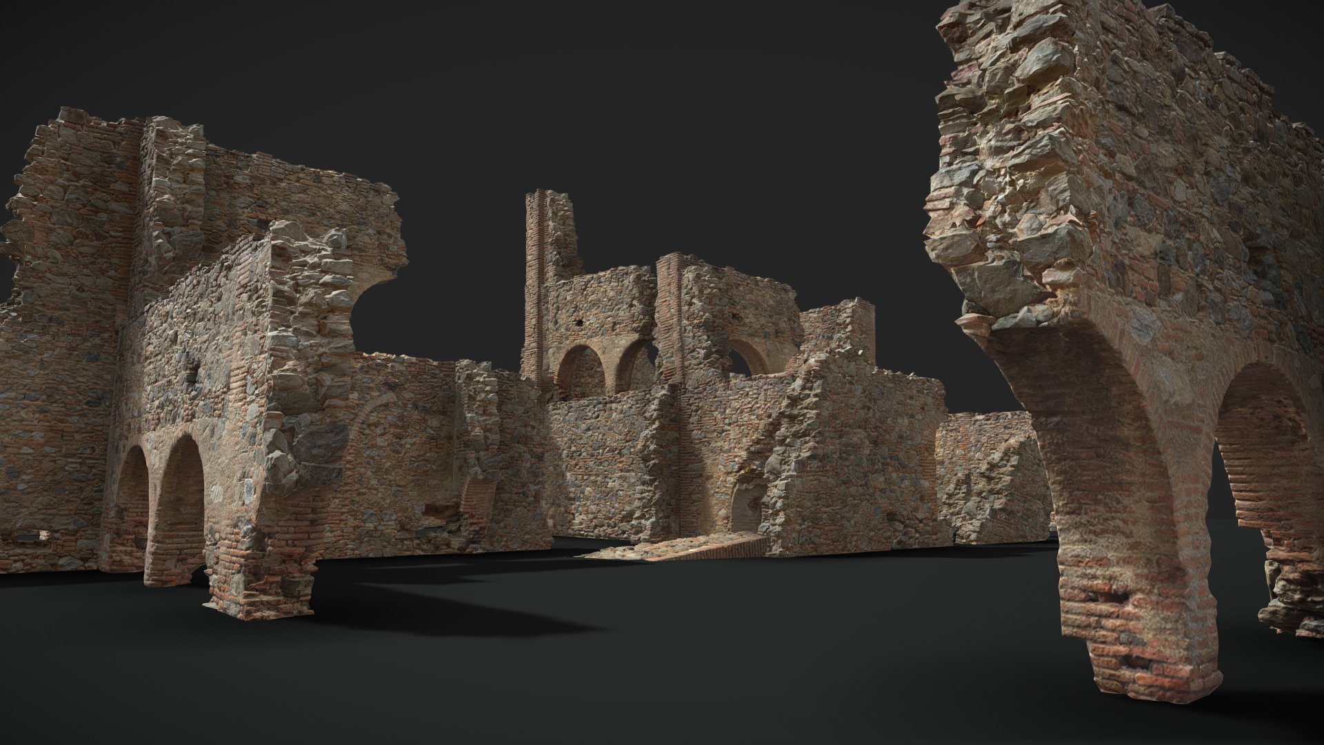 Captured in neutral lighting conditions. Feel free to rotate the lights.

These bigger modules are also an example what you can create with his set:
https://sketchfab.com/3d-models/modular-brick-ruins-pbr-scans-baab5d6fc1664454b3bc518bad3e8859

Brick ruins with two 8K PBR materials: 




Albedo

Normal

Roughness

Displacement

Rendered in Cycles with displacement + adaptive subdivions + vegetation:


Additional Files contain:




blender source file + packed textures

.fbx

.obj

textures 8k

Please let me know if something is not working as it should 3d model