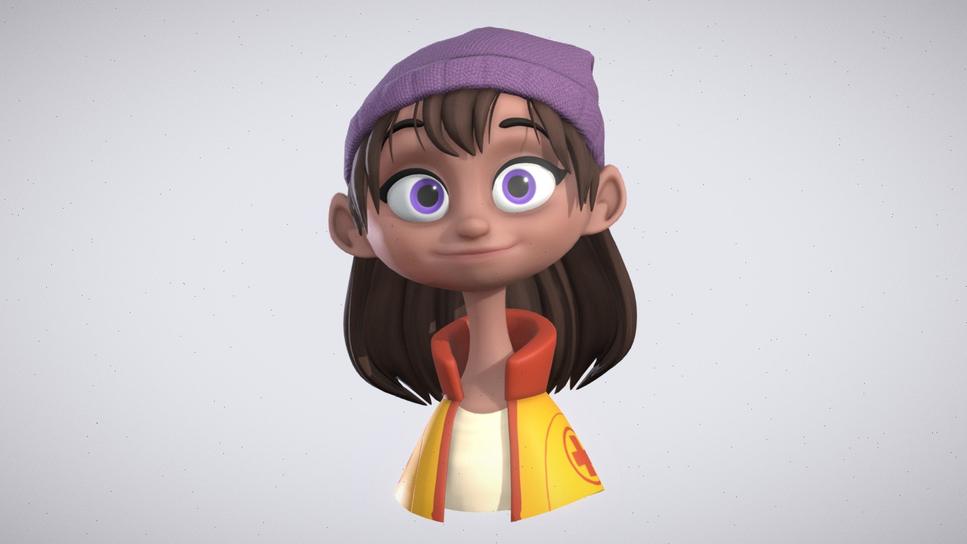 Inspired by another Luigi Lucarelli concept, I decided to make this girl with textures made in Substance 3D Painter.

https://www.artstation.com/artwork/obBZ4B - Joyful Girl Stylized - Buy Royalty Free 3D model by efrenfreeze 3d model