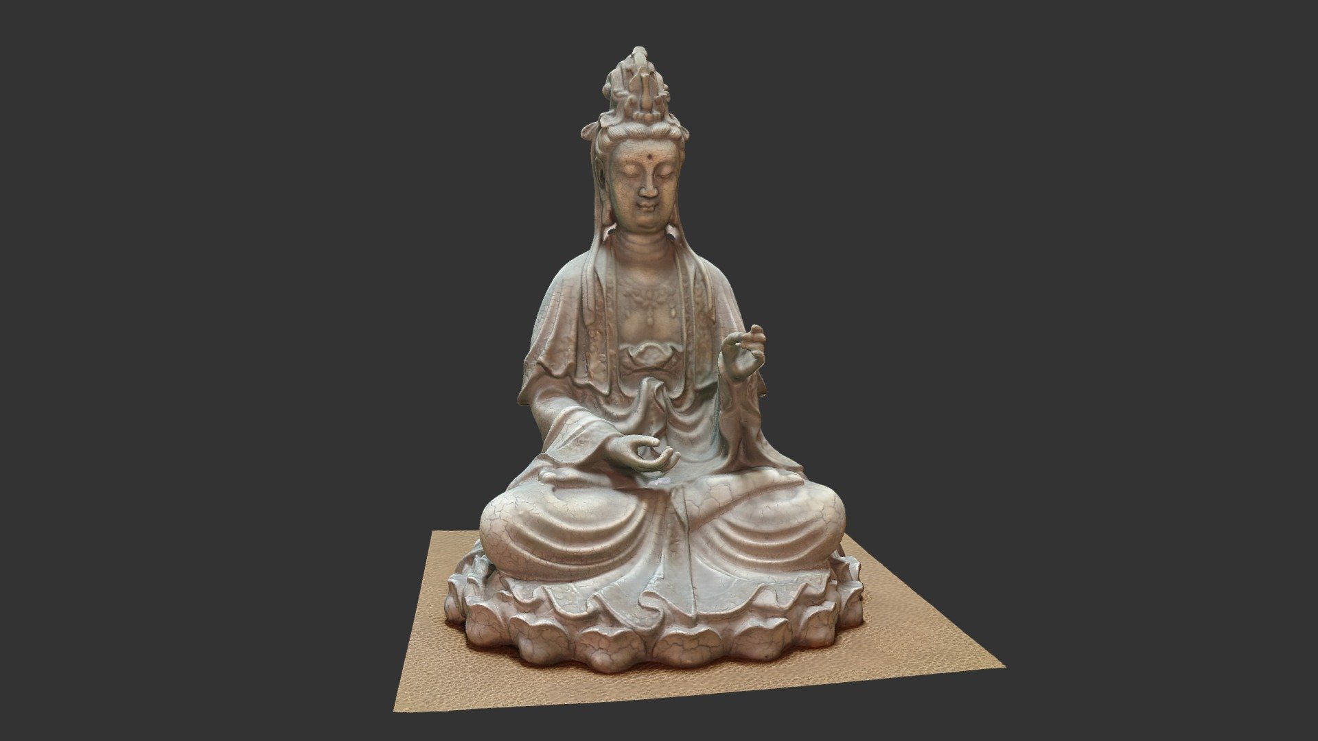 Buddhist statue - 3D model by Paul Bourke (@pbourke) 3d model