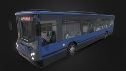 Scania k230 bus + interior (Low Poly) VR-AR