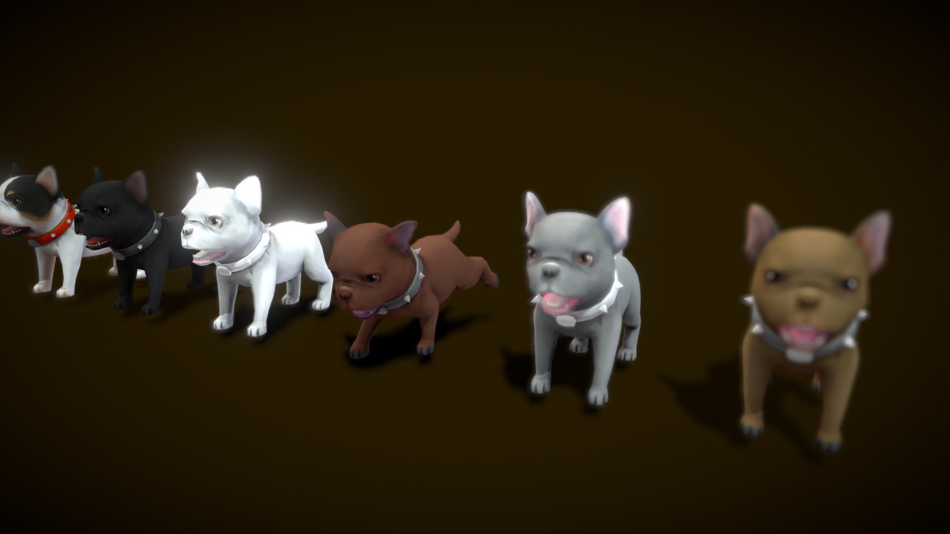 This is a Dog Collections
Comes with the following animations: Idle, run,bark,catch
Rigged: Yes Animated: Yes Animation Count: 4 Animations LOD (Different levels of detail): Object Mesh: 1889polys/ 3513 Tris/ 1889 Vert
Textures per character: 1 color map 1024x1024
Thank you! - Dog Collections - Buy Royalty Free 3D model by V5 (@sakurav) 3d model