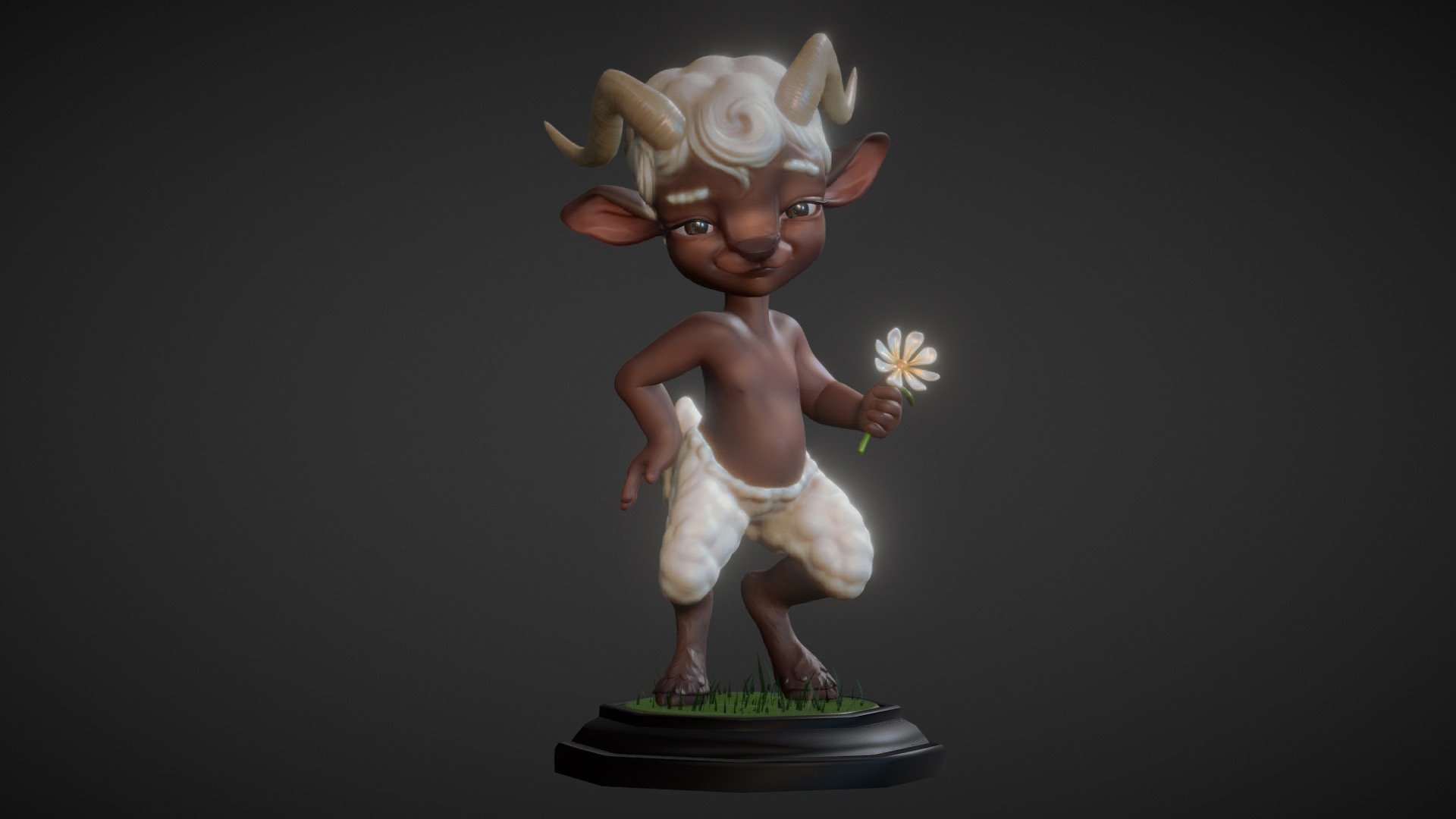 Day 12 of Sculpt January 2018
I thought i’d do a character I had in mind a while back but never got around finishing - little sheep pan :3 - SculptJanuary18 // Pan - 3D model by kasita (@aohmai) 3d model