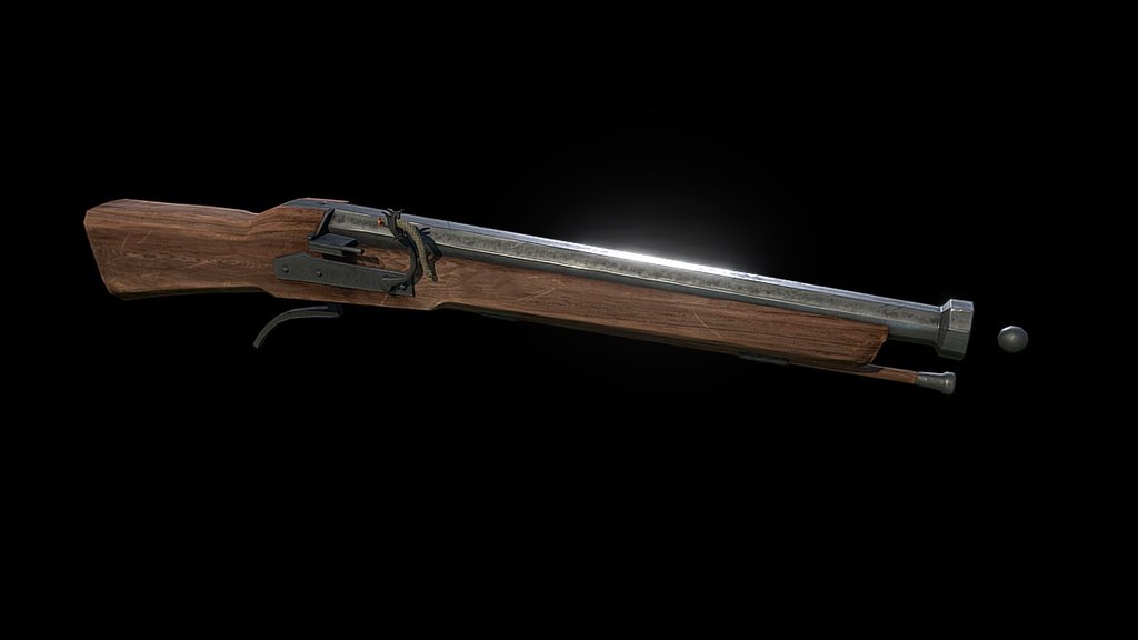An early muzzle-loaded firearm used in the 15th to 17th centuries.
perfect for putting holes in heavly armoured opponents or just common peasants!
commision for Omar's Warmod for Chivalry: Medival Warefare:
http://steamcommunity.com/sharedfiles/filedetails/?id=292007783&amp;searchtext=warmod - Medieval Arquebus for Omar's Warmod - 3D model by MattMakesSwords (@frankthefish) 3d model