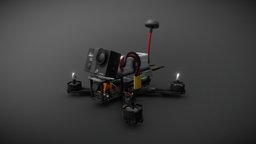 QAV-R 220 | Racing Drone | FPV drone, mm, fpv, quadrocopter, dji, lipo, 220, droneracing, racing, sport, race, sandrik, qav-r, spracingf3