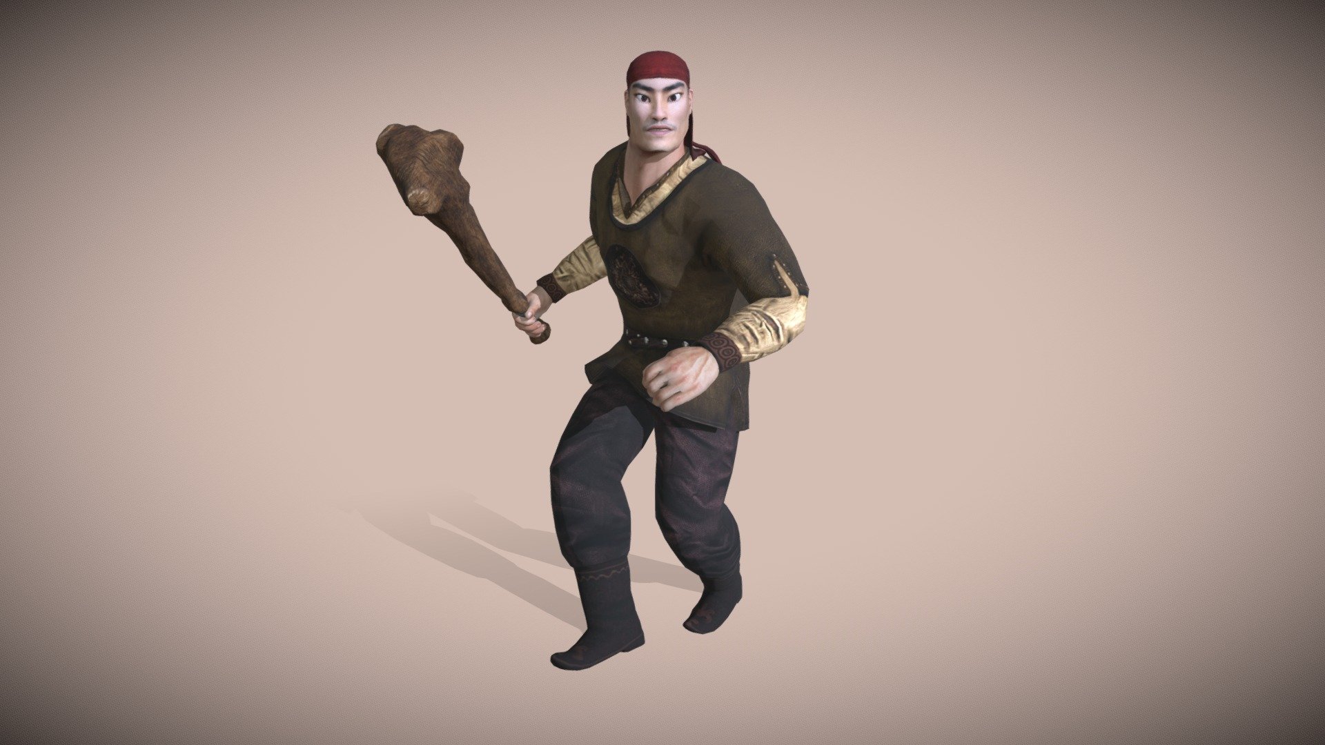 Kambar Batyr with Cudgel Character Animated - Low Poly

Optimized for games (game ready), Suitable for close-UPS, illustrations and various renderings 3d model