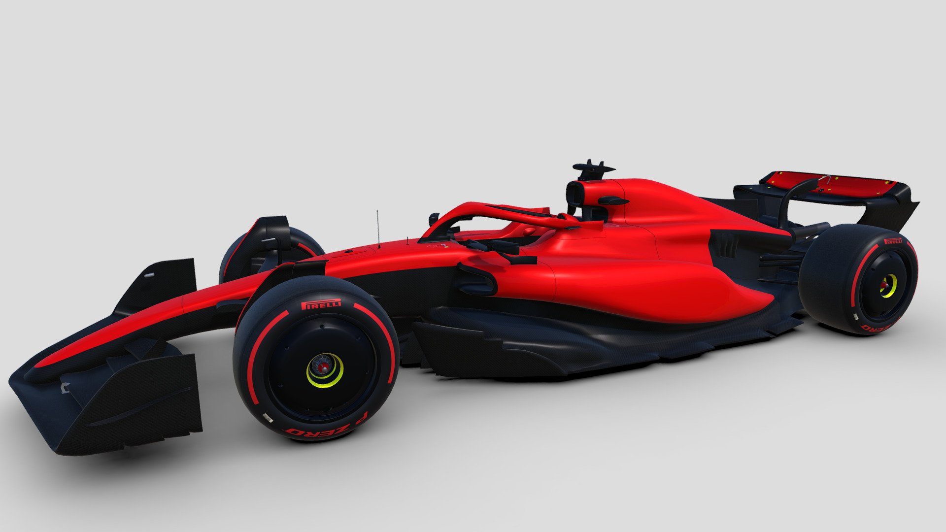 F1 2023 Generic Car for Grand Prix 4. Low Poly 3D model 3d model