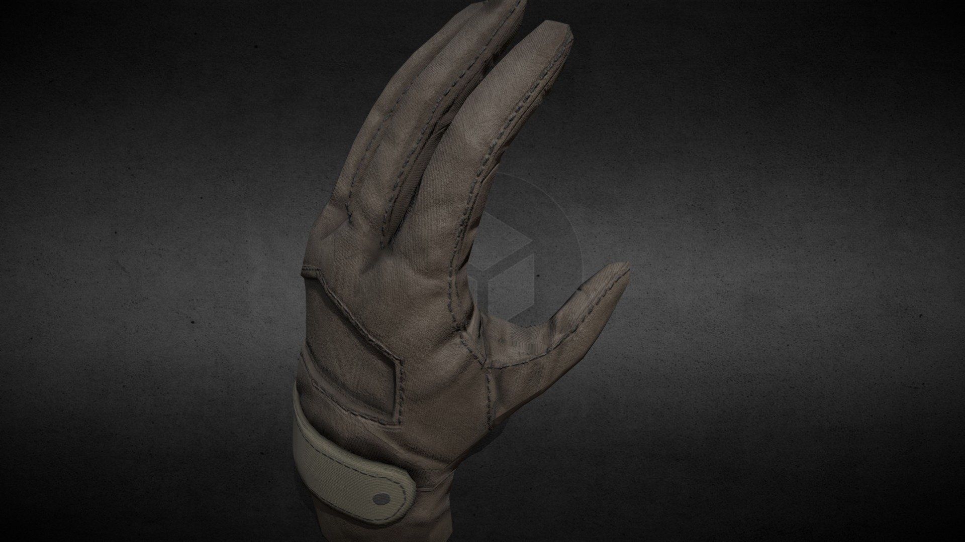 Just a standing glove :) - Gloves - Download Free 3D model by Leon (@K26_L) 3d model