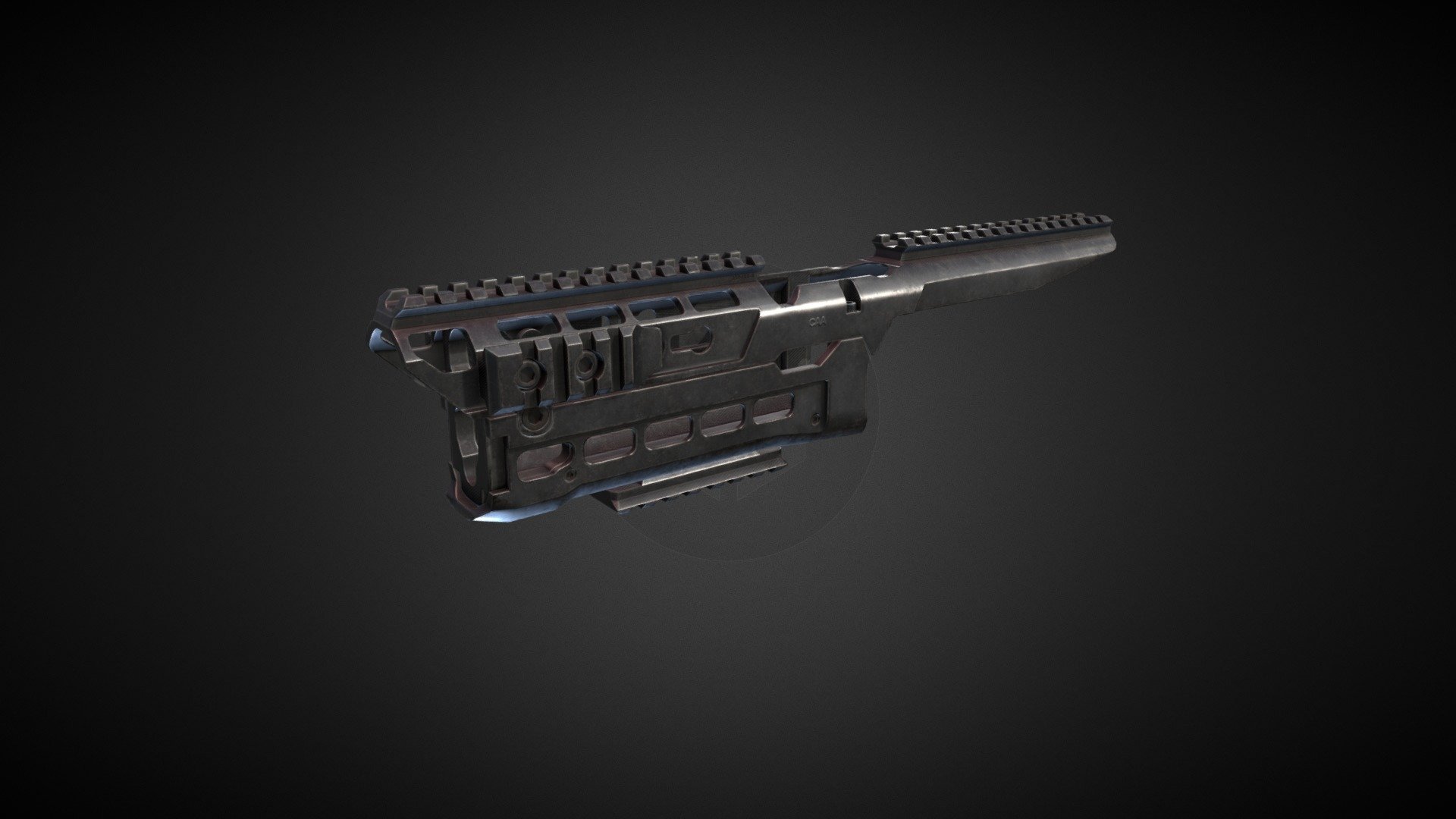 Handguards for AK 74/47/1xx series rifles with picatiny rails and mounting points on both sides.  

Model have one PBR material in 4K, black, FDE and grey metalic colors available.

Tris: 9K

Verts: 5K  

Made in Blender.  

PS. I tested it on few AK models from popular games, they fit. Some had weirdly big sight post, so handguard needed small correction, but it was nothing major, If your AK will also have similar problem let me know I will try modify model to fit.  

PS2 Model is not made to be 3D printable so please dont ask for conversion or scaling for it 3d model
