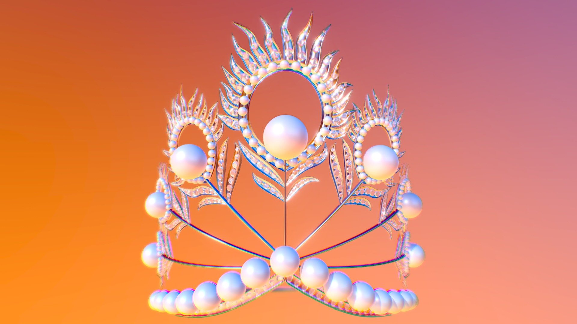 Tiara 3D object model in .obj format. Generic materials are included in .mtl file. For best results tweak your own render engine and materials. You also might be interested in other my tiara and crown models: https://sketchfab.com/sk-pro/collections/tiaras , https://sketchfab.com/sk-pro/collections/crowns . Best Regards 3d model