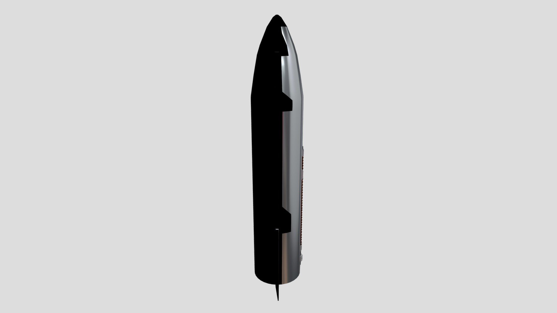 Ripped out of a combined SN20 + Booster USD file - SpaceX Starship SN20 - 3D model by Reid (@clith) 3d model