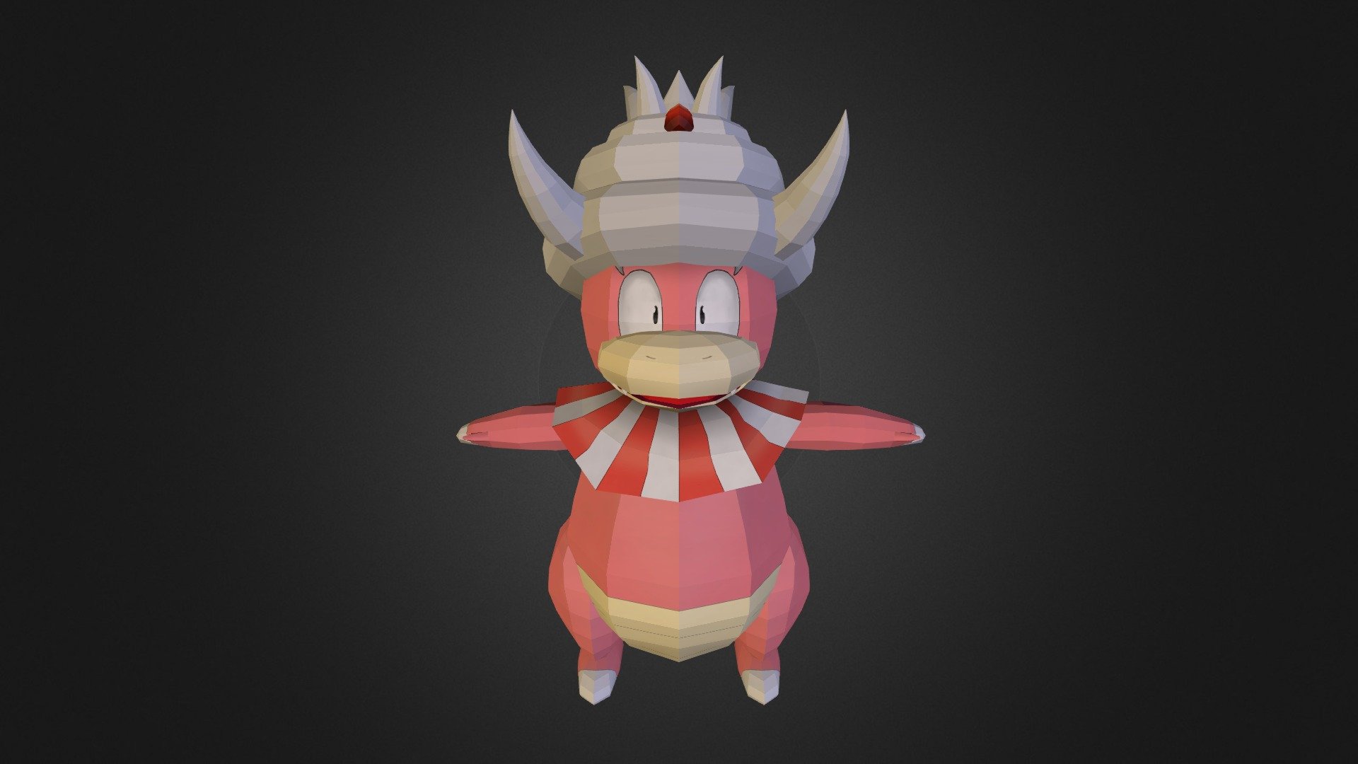 Slowking - 3D model by themidnightmage 3d model