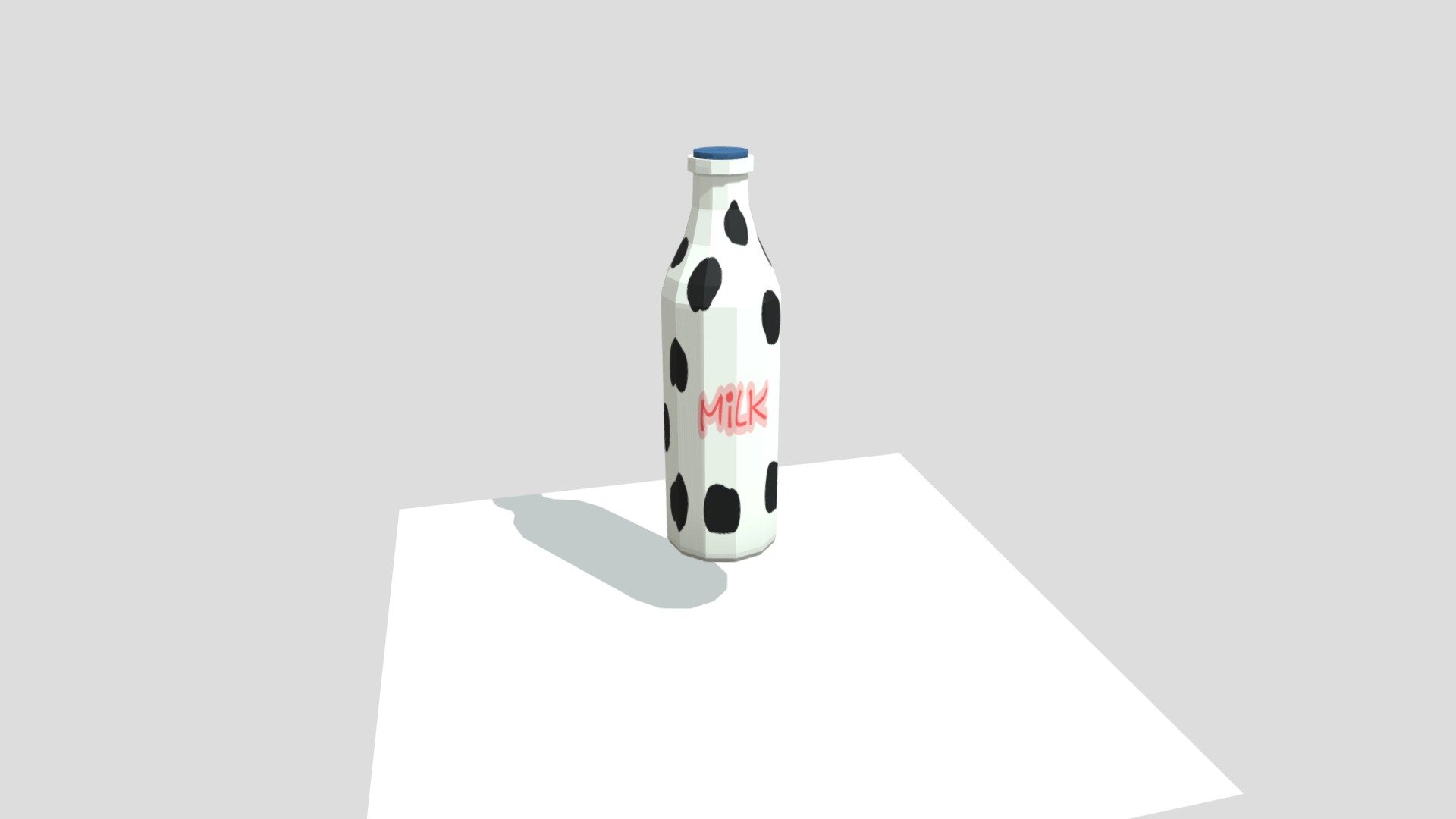 Please send help - Milk Bottle Attempt - Download Free 3D model by Deletable_Man (@deletableman) 3d model
