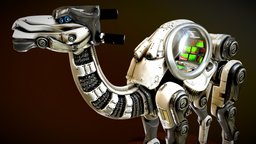 Techno Camel camel, scifi, technology, robot