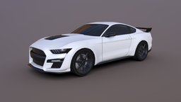 Ford Mustang LowPoly