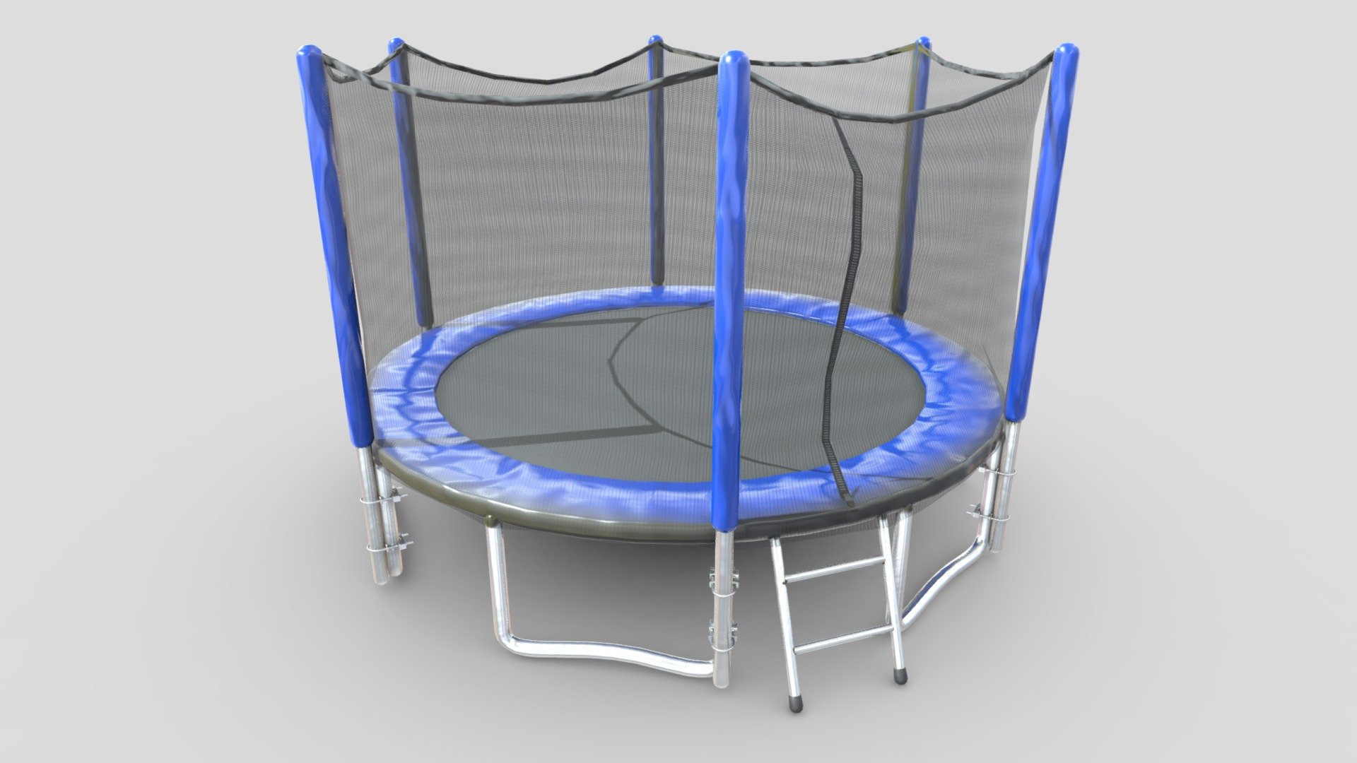 Trampoline 3D Model by ChakkitPP.




This model was developed in Blender 2.90.1

Unwrapped Non-overlapping and UV Mapping

Beveled Smooth Edges, No Subdivision modifier.


No Plugins used.




High Quality 3D Model.



High Resolution Textures.

Polygons 20107 / Vertices 20578

Textures Detail :




2K PBR textures : Base Color / Height / Metallic / Normal / Roughness / AO

File Includes : 




fbx, obj / mtl, stl, blend
 - Trampoline - Buy Royalty Free 3D model by ChakkitPP 3d model