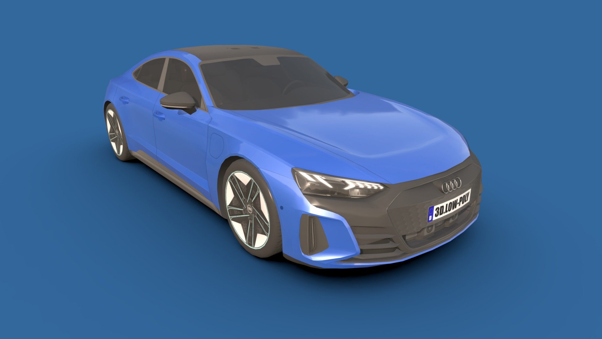 *2022 Audi e-tron GT

*You can use these models in any game and any project.

*The interior of these models is simply designed so that it is low poly and can be used for any game.

*This model is made with order and precision.

*Separated parts (body. Wheels).

*low poly

*Average poly count: 16,000 tris.

Texture size: 4096 * 4096(BMP)_2048 * 2048(bmp).

*High quality texture

*Thanks 3d model