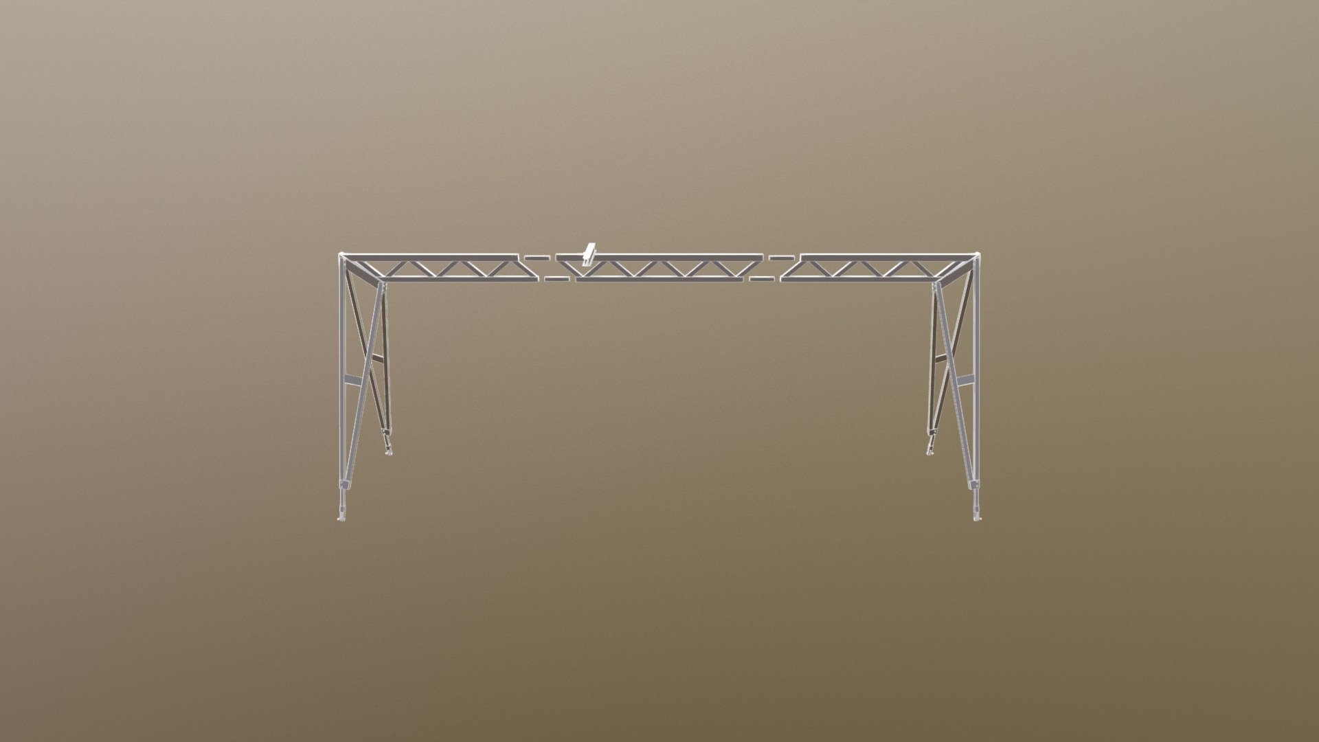 split-truss blender - 3D model by brooklynsolarworks 3d model