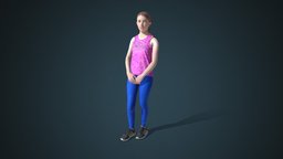 Facial & Body Animated Sport_F_0004 people, 3d-scan, photorealistic, rig, 3dscanning, woman, 3dpeople, iclone, reallusion, cc-character, rigged-character, facial-rig, facial-expressions, character, girl, game, scan, 3dscan, female, animation, animated, rigged, autorig, actorcore, accurig, noai