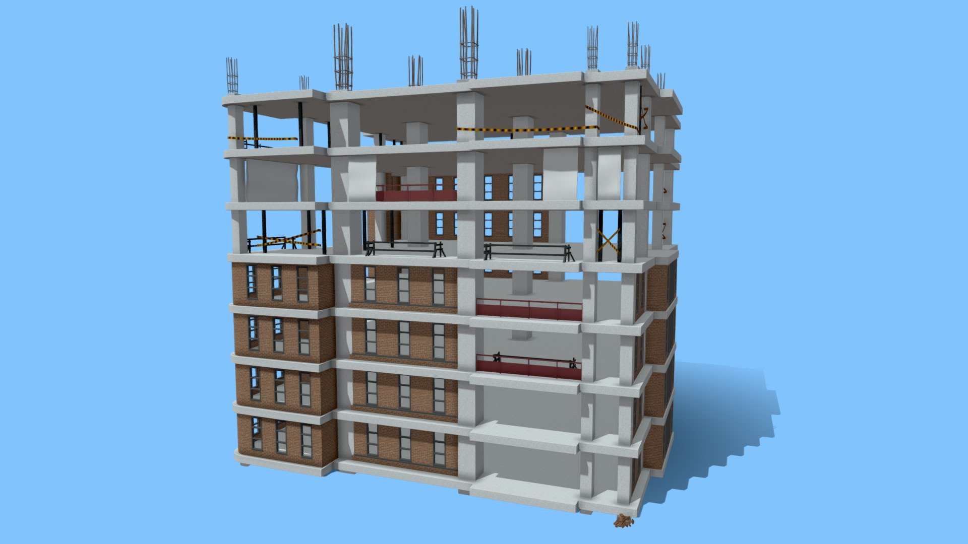 Building construction - Buy Royalty Free 3D model by gohean33 3d model