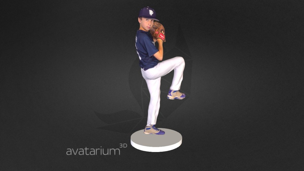Ky Baseball Pitching - 3D model by Avatarium 3D (@avatarium3d) 3d model