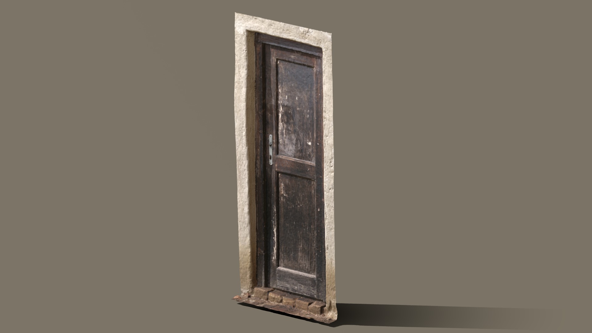Old door at our house 3d model