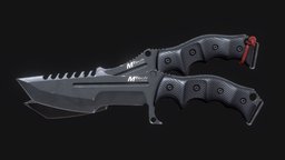 MTech USA Xtreme Tactical Knife Low-poly