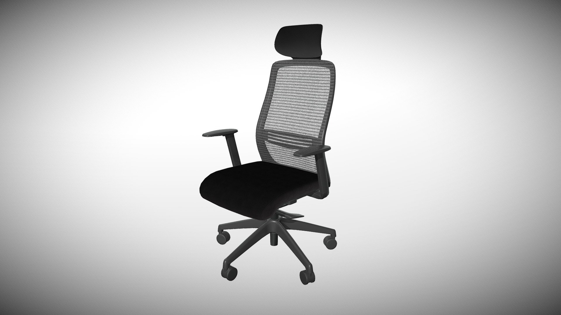 Ergonomic office chair - NV Billie Chair - 3D model by barryedit 3d model