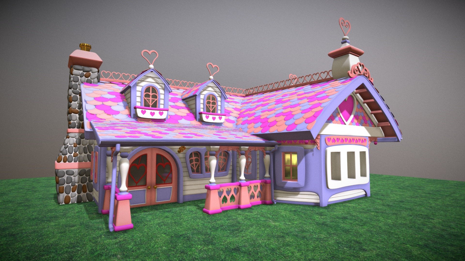 The Minnie Mouse House

Old model, very high res. Just made for fun 3d model