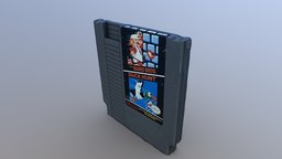 Super Mario Bros. / Duck Hunt NES Cartridge gaming, videogame, vintage, retro, 3dscanning, nes, nintedo, 3d-3d-model-3d-scan, realitycapture, photogrammetry, game, 3dscan, video, cartdrige