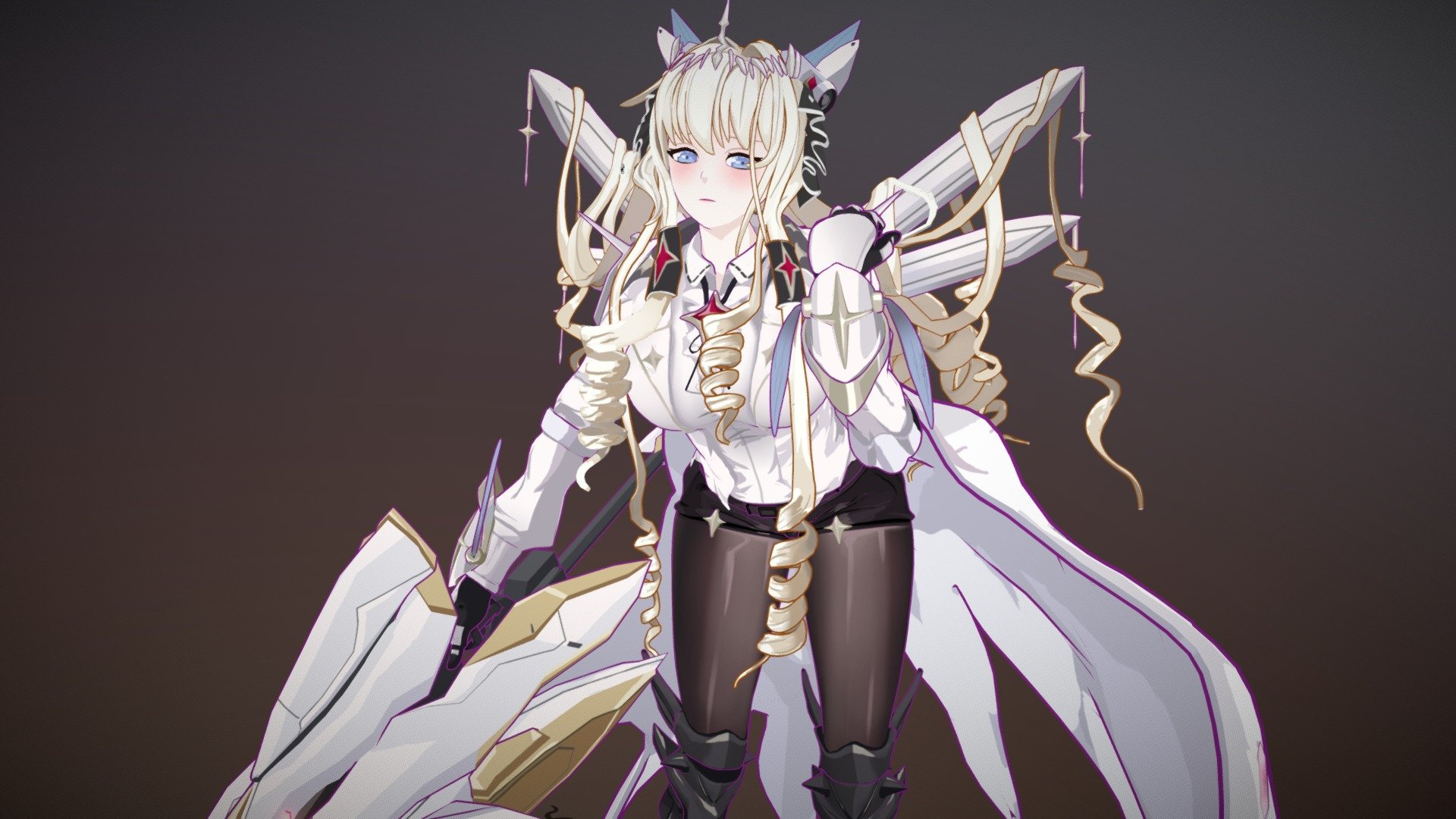 Best Nikke ever! LONG LIVE CROWN!!!! RELEASE HER NOW SHIFTUP

(灬♥ω♥灬) - Crown - 3D model by Artical 3d model