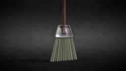 Lowpoly Broom cleaning, broom, lowpoly, cleaning-equipment