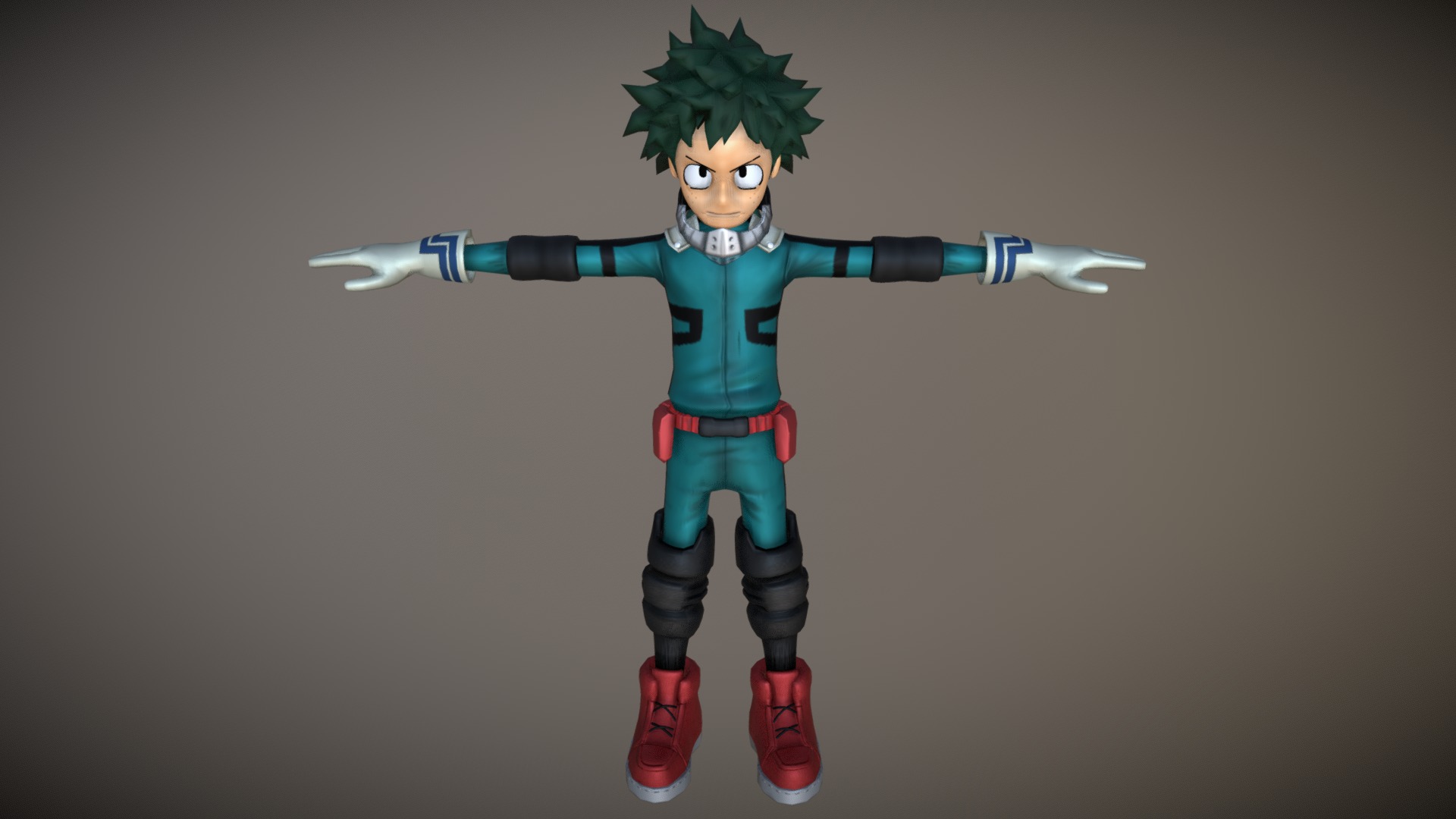 The main character from My Hero Academia.
Izuku Midoriya.
Made in Maya, Zbrush.

Please support me by buying the model, so I can improve and make more! You can find other models of the anime down below.
Bakugo Katsuki : https://sketchfab.com/models/e976bae6e7534f7ca74f3fb4f4700bc5?ref=related

Shoto Todoroki :  https://sketchfab.com/models/fe085910e0804e1387ceec0763dd5fc5

It’s easy to use! Do download the FREE AccuRIG auto-rigging tool: https://actorcore.reallusion.com/auto-rig


AccuRIG - Izuku Midoriya - Buy Royalty Free 3D model by amiruler 3d model