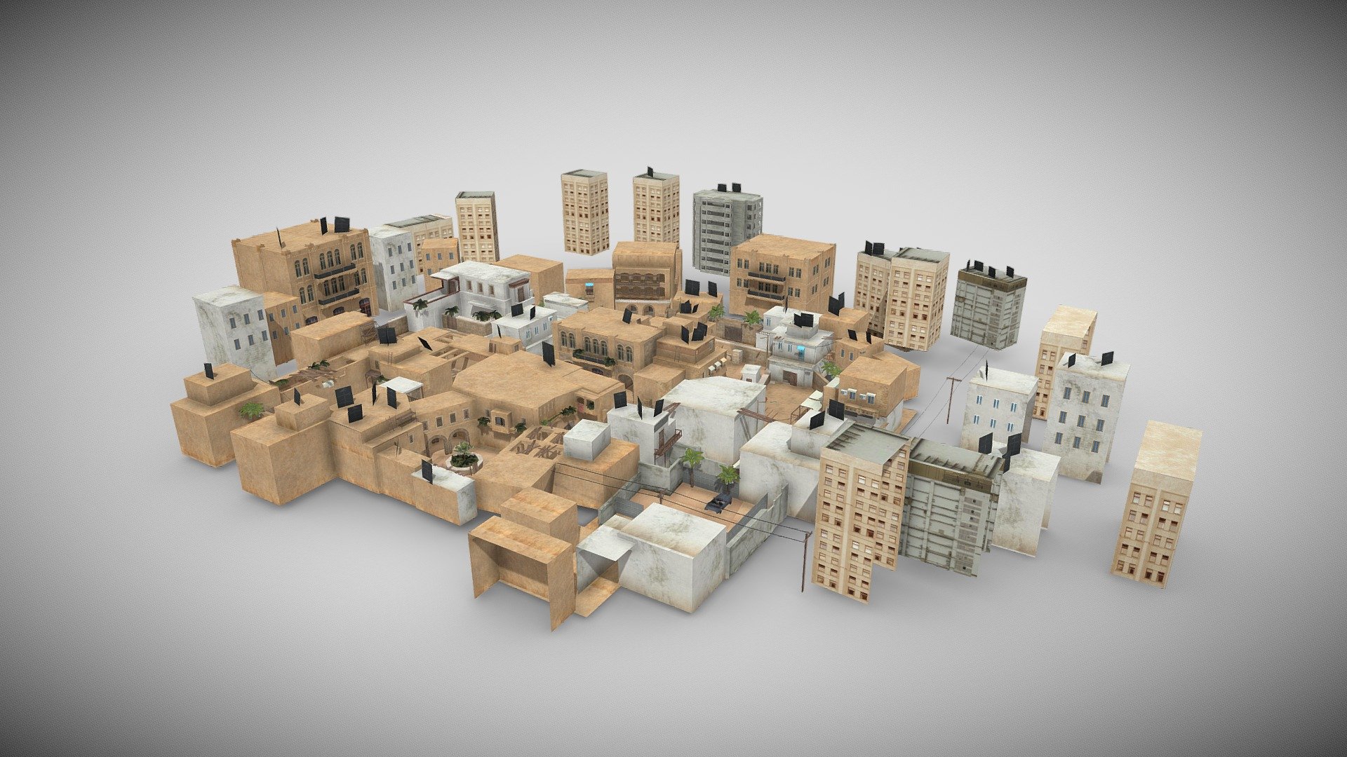 Sandstone - Download Free 3D model by Poytep (@Game_fan) 3d model
