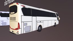 Indonesian Bus S Optimized bus, optimized, uvmapped, model