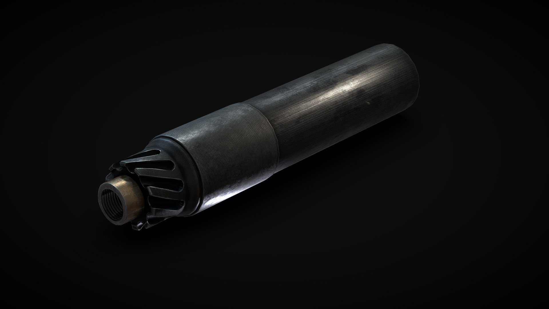 Improvised silencer for any gun.

**If you want to support the author, you can send donations to https://www.donationalerts.com/r/shedmon - Suppressor - Download Free 3D model by Shedmon 3d model