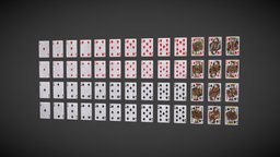 Playing Cards set, prop, cardgame, playingcards, game, playing-cards