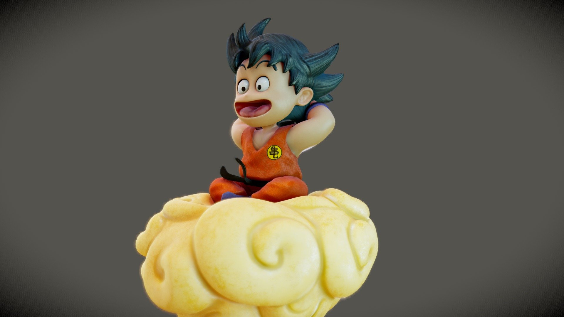 Hi ! this is my last personal work. i did it for testing my new Wacom mobile studio pro. Almost all did on it. 
sculpt was done with Zbrush, texturing into Substance painter and the rendering with Cycle into blender. 
Hope you like it.

https://www.artstation.com/artist/mickael_krebs - goku - 3D model by Mickael-Krebs 3d model
