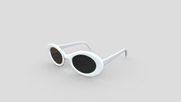 White sunglasses sunglasses, props, glasses, game-ready, sunglass, low-poly, lowpoly, gameready, white-glasses, gameready-props, sunglasses-lowpoly