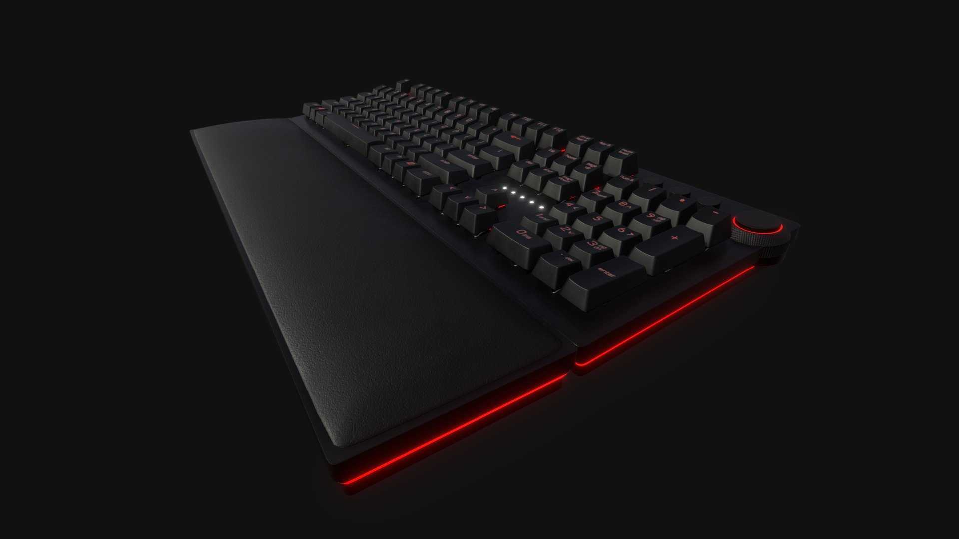 This is a model of a RGB mechanical keyboard. I will be updating the model throughout this month. The specific model of keyboard is the Razer Huntsman Elite - RGB Gaming Keyboard - 3D model by Tyler Scarlett (@ScarlettOwll) 3d model