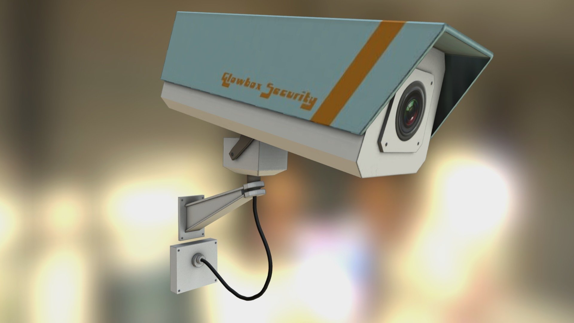 Your typical security camera by Glowbox Designs 3d model