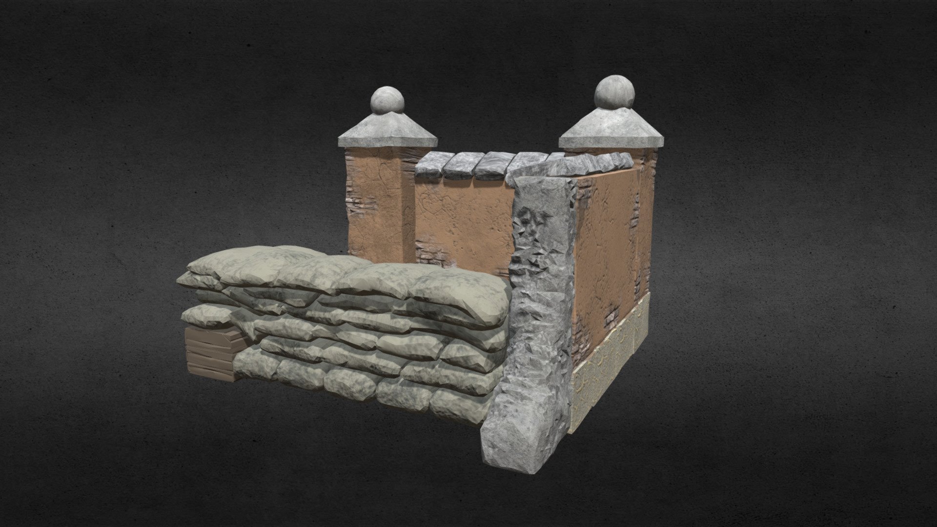 A ruined building, for use in medieval or military scenes.

Product Features:


Made entirely with 3 point polygons (triangles).
Includes logically named materials, such as Base, Rocks, Columns, and more. This makes it very easy to recolor the model.
Maps are named the same as the material.
The models are UV mapped.
One set of texture maps, with corresponding normal/ bump maps, at 1024x1024 pixels.
 - Medieval Ruin 01 SP5 - Buy Royalty Free 3D model by JohnHoagland 3d model