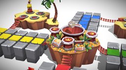 LUDO PIRATES ISLANDS GAME UNITY ASSETS ANIMATED tree, tower, gaming, palm, dice, island, color, vegetation, awesome, palmtree, 1st, ludo, dices, readyforgame, ready-to-use, handpainted, unity, unity3d, asset, game, blender, art, gameart, animation, animated, gameready, boat
