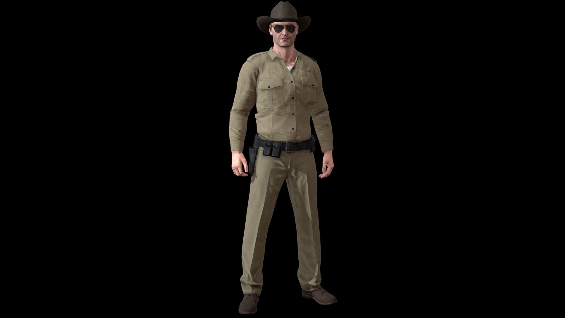 Police Sheriff :

3d Game Ready Police Man Character.

High detail and realistic model.

Rigged, with high definition textures.

Complete archive in additional file - Police Sheriff - Buy Royalty Free 3D model by lidiom4ri4 3d model