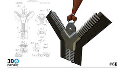 Day#66: Separable fastener invention, gideon, zipper, fastener, 3deveryday, separable, sundback, blender