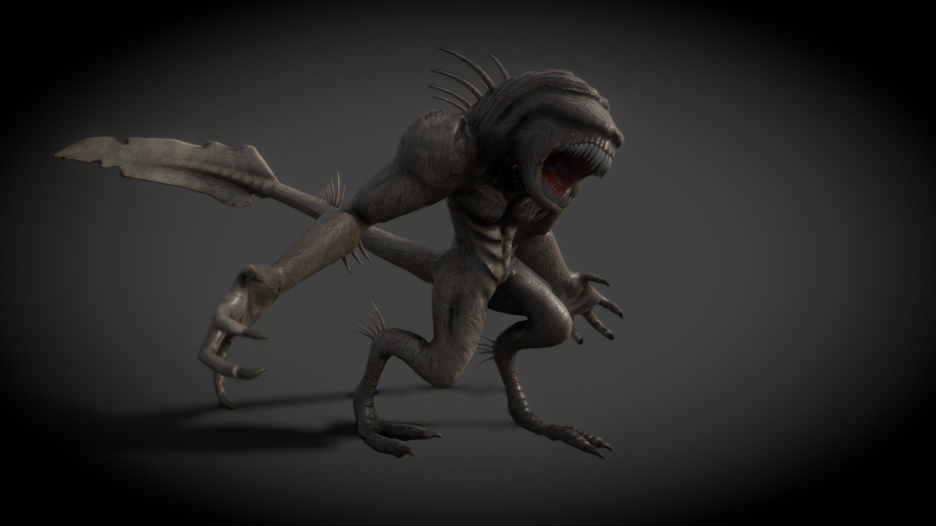Alien monster - Buy Royalty Free 3D model by InaLaAtzu 3d model