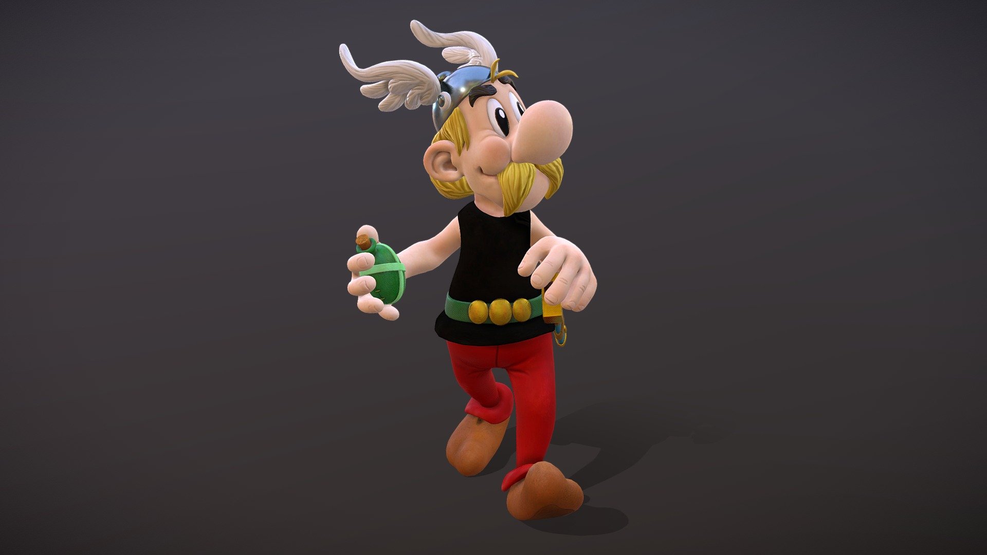 Zbrush practice to improve my skills. 

I decided to do one of my childhood heroes, Asterix. I love the aventures of this little Gaul! :)

Hope you like it! - Asterix the Gaul - 3D model by Elena Valero (@elenavalero) 3d model